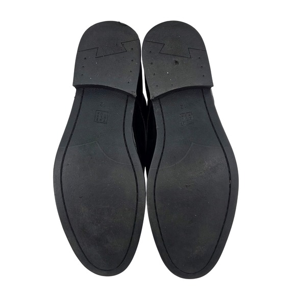 The Black Tux Mens Black Leather Oxford Dress‎ Shoes Formal Tuxedo Size 12 - Picture 10 of 10